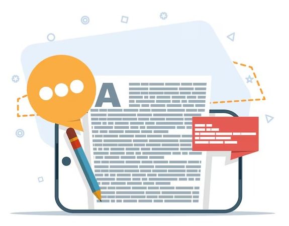 نوشتن پروپوزال، نقشه راه پژوهش 5 vector illustration about blogging content marketing concept 675567 5644 11zon e1747409266486